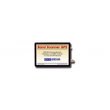 Band Scanner GPS - FM Band Spectrum & Mod Analyzer, RDS/RBDS Decoder-Reader with built-in GPS Receiver