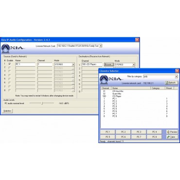 Axia IP-Audio Driver for Windows – 24/24